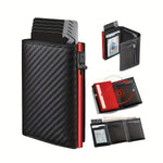 Minimalist Aluminum Pop Up Wallet