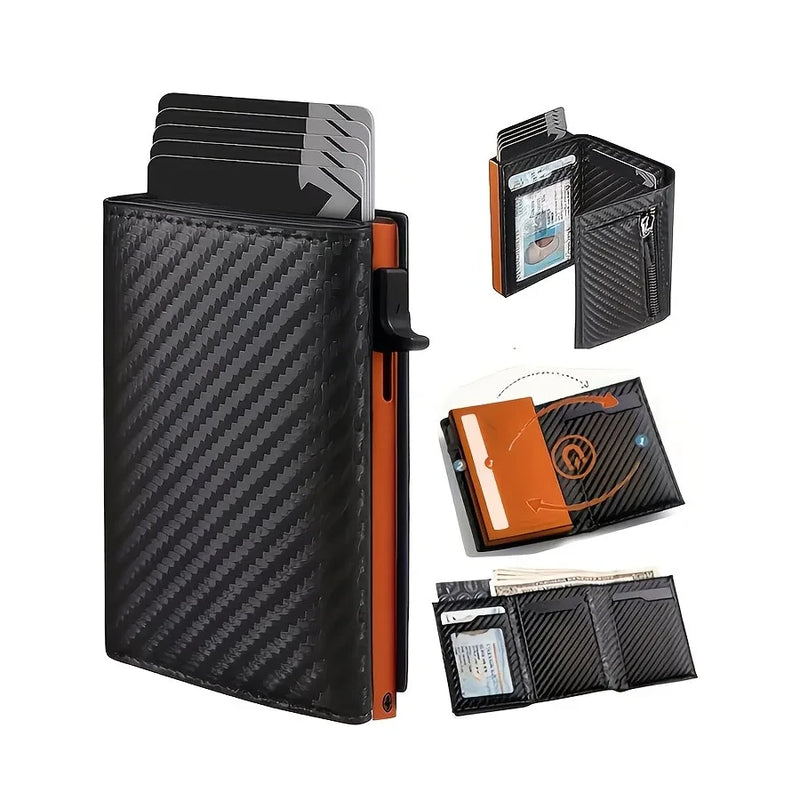 Minimalist Aluminum Pop Up Wallet
