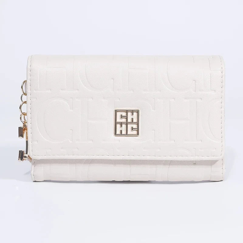 Letter Embossed Pu Wallet