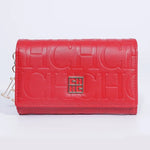 Letter Embossed Pu Wallet