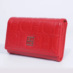 Letter Embossed Pu Wallet