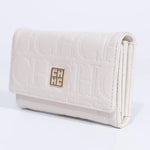 Letter Embossed Pu Wallet