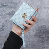 Printed PU Short Wallet
