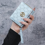 Printed PU Short Wallet