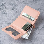 Printed PU Short Wallet