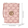 Printed PU Short Wallet