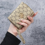 Printed PU Short Wallet