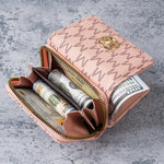Printed PU Short Wallet