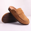 Suede Cork Mule Slipper