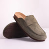 Suede Cork Mule Slipper