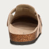 Suede Cork Mule Slipper