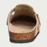 Suede Cork Mule Slipper