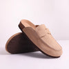 Suede Cork Mule Slipper