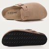 Suede Cork Mule Slipper