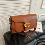 Minimalist Solid Color Crossbody Bag