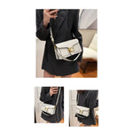 Minimalist Solid Color Crossbody Bag