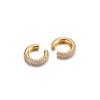 Cubic Zirconia Cartilage Clip Earrings