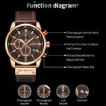 Curren Quartz Chronograph Watch
