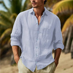 Lightweight Cotton Linen Casual Shirt