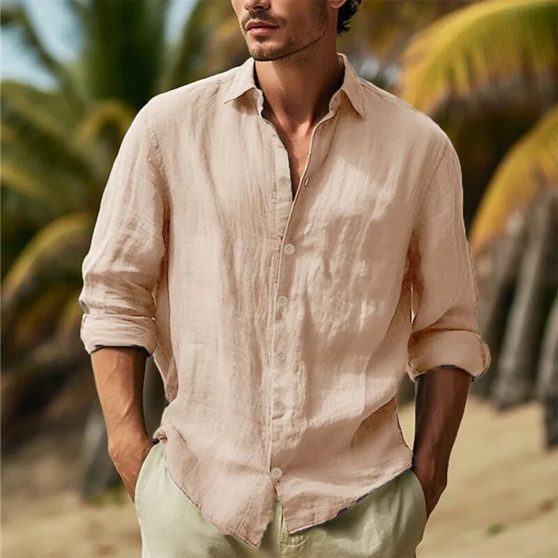 Lightweight Cotton Linen Casual Shirt