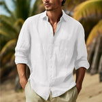 Lightweight Cotton Linen Casual Shirt