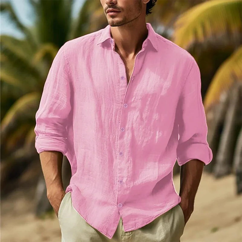 Lightweight Cotton Linen Casual Shirt