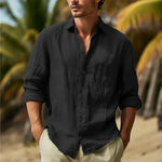Lightweight Cotton Linen Casual Shirt