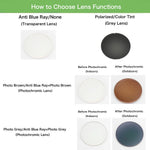 Zenottic Square Acetate Prescription Sunglasses