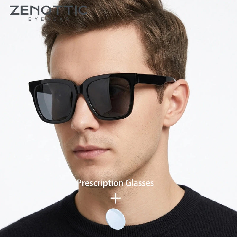 Zenottic Square Acetate Prescription Sunglasses
