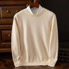 Wool O-Neck Pullover Sweater