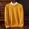 Wool O-Neck Pullover Sweater