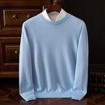 Wool O-Neck Pullover Sweater