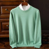 Wool O-Neck Pullover Sweater