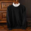 Wool O-Neck Pullover Sweater