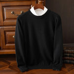 Wool O-Neck Pullover Sweater
