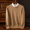 Wool O-Neck Pullover Sweater