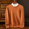 Wool O-Neck Pullover Sweater