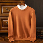 Wool O-Neck Pullover Sweater