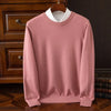 Wool O-Neck Pullover Sweater