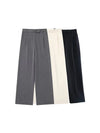 High Waist Straight Trousers