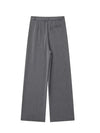 High Waist Straight Trousers