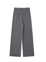 High Waist Straight Trousers