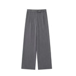 High Waist Straight Trousers