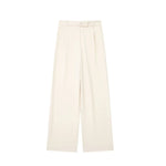 High Waist Straight Trousers