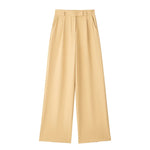 High Waist Straight Trousers