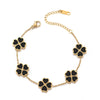 Colorful Clover Chain Bracelet