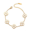 Colorful Clover Chain Bracelet