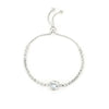 Cubic Zirconia Gold Tennis Bracelet